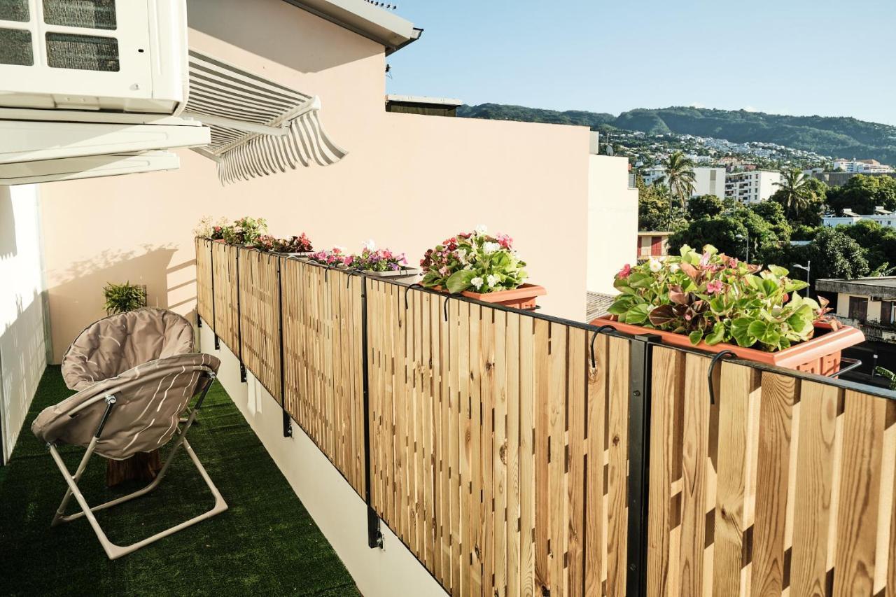 Apartmán Appart'Eden : Vue Panoramique Sur Saint-Denis Sainte-Clotilde Exteriér fotografie